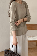 Luxe Linen Sheer Tee