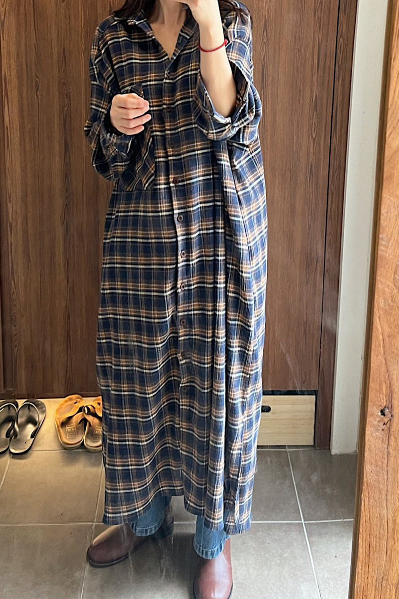 Vintage Maxi Check Shirt