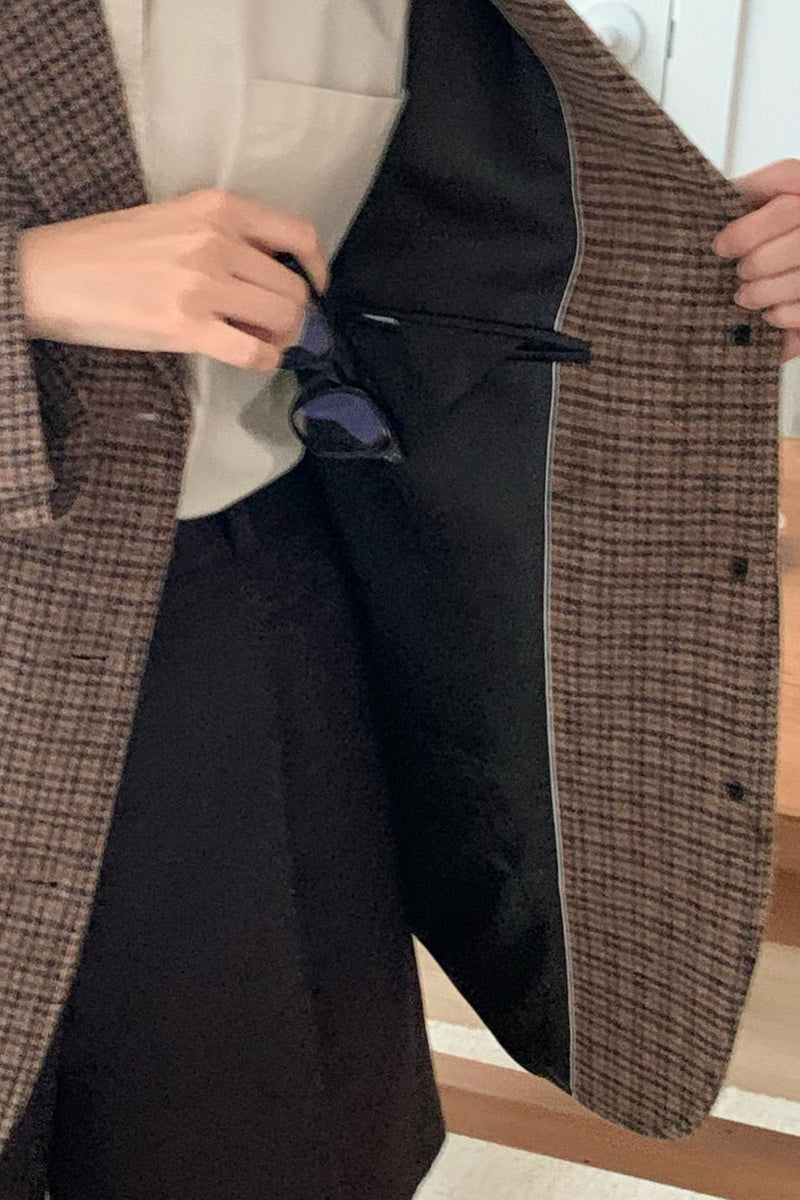 Ver Wool Check Jacket