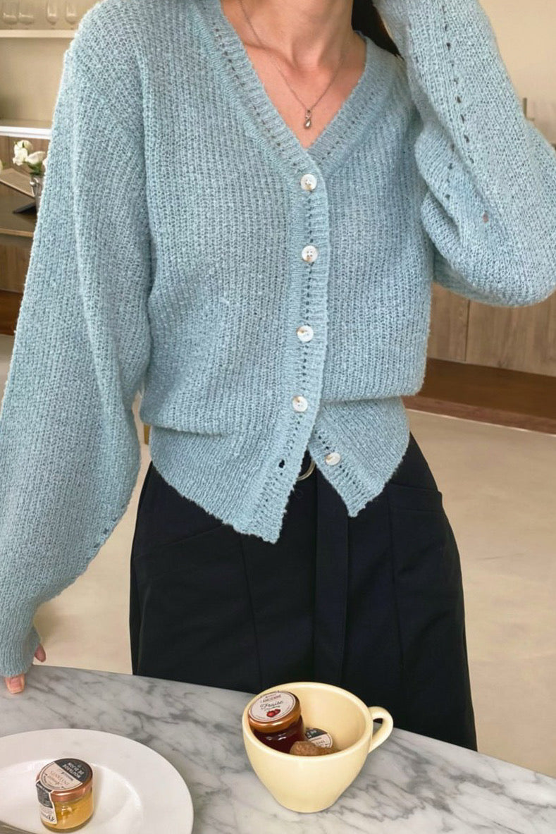 Ella Boucle Cardigan