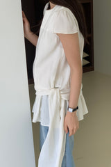 Layered Peplum Blouse