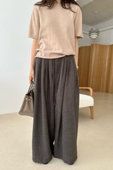 Button Wide Pants