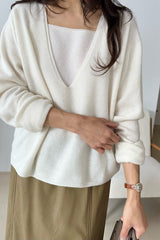 Cashmere Blend Knit Set