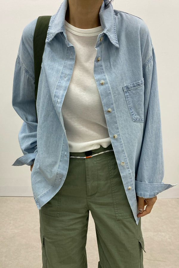 Denim Overfit Shirt