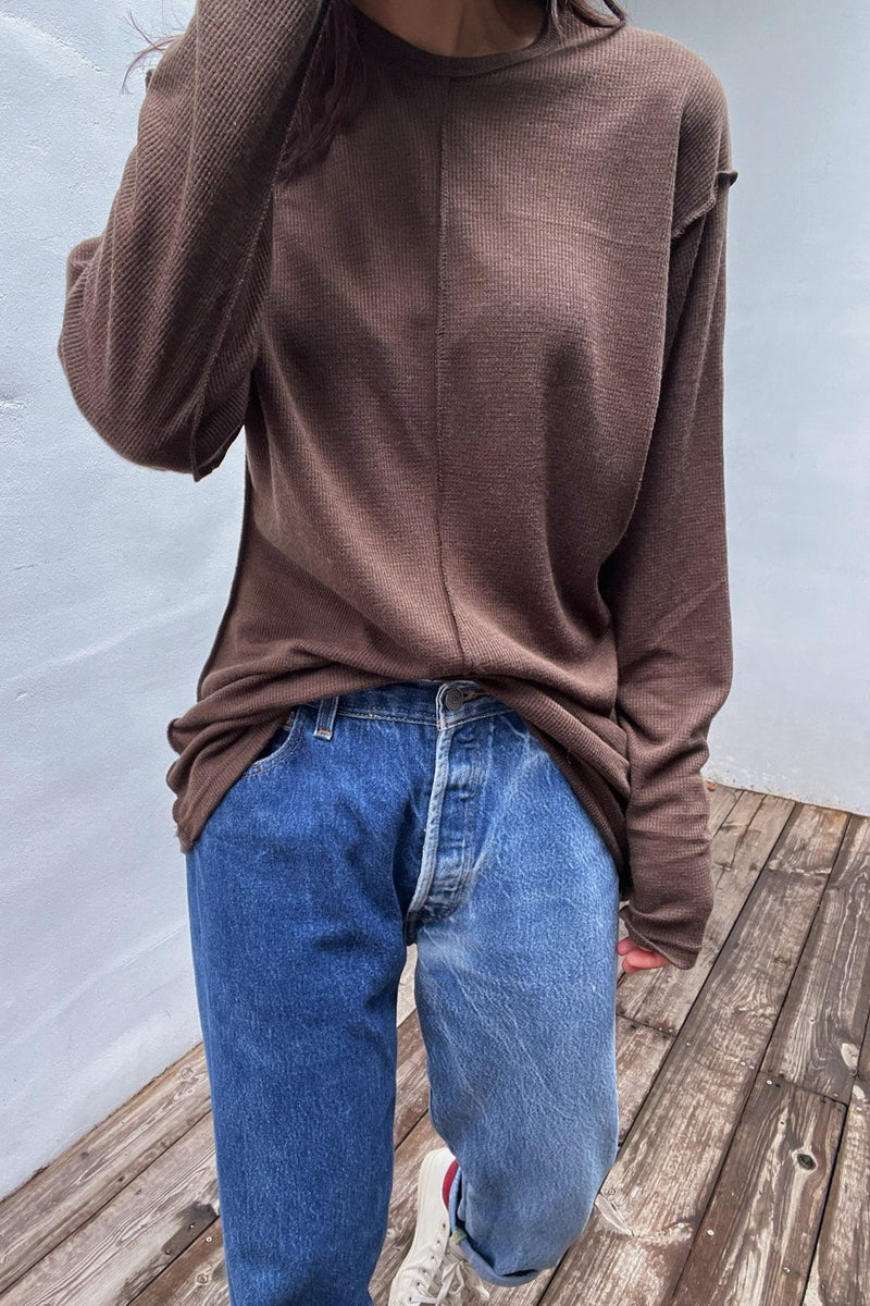 Waffle Loose Tee