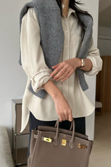 Soft Wale Rounded Corduroy Shirt