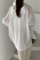 Sheer Stripe Shirt