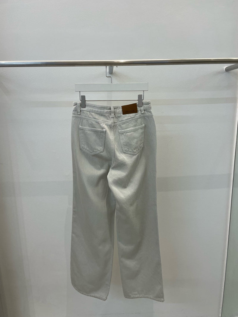 Warm Light Beige Denim