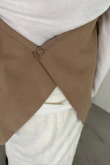 Apron Suede Top