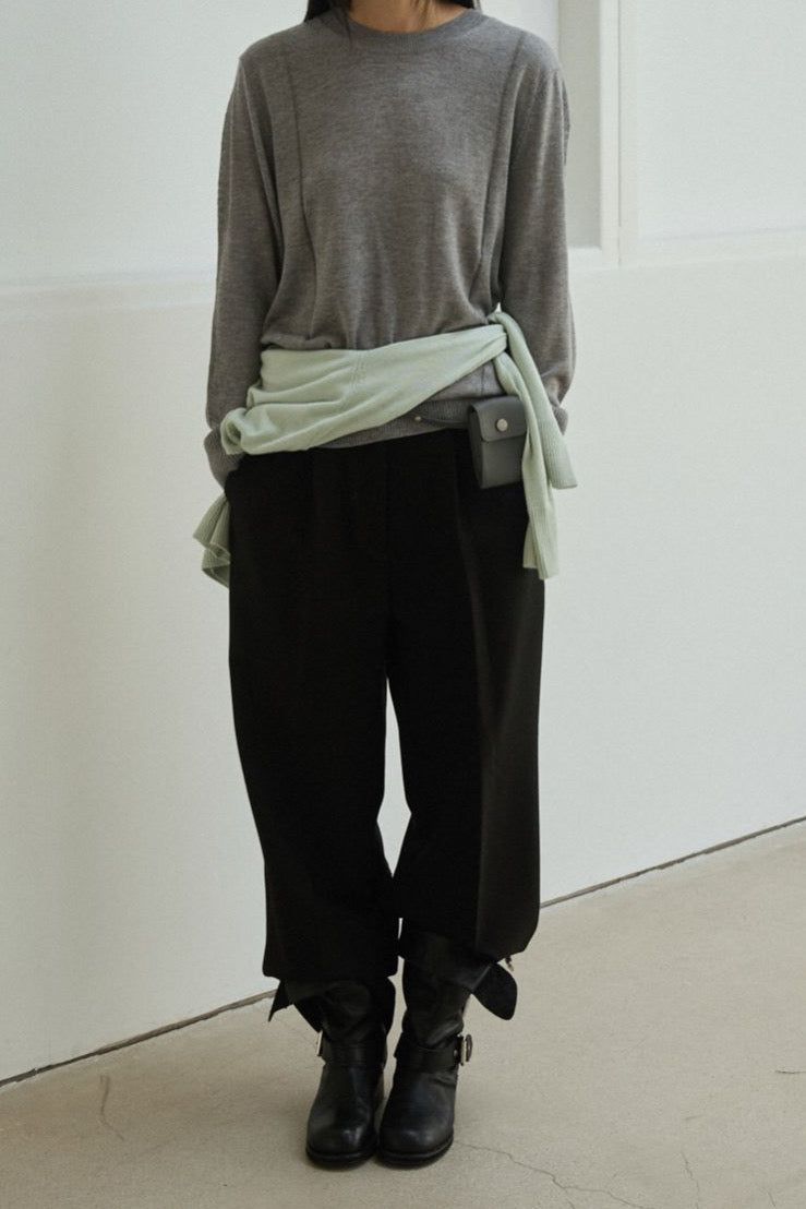 Soft Back Keyhole Knit