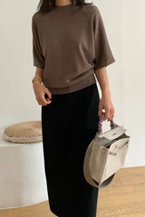 Wool Cape Knit