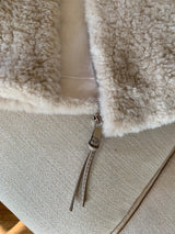 Boucle Vest Jacket, women's boucle zip vest jacket