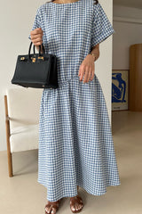 Easy Gingham Day Dress