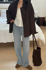 Washed Collar Jacket