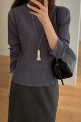 Pleats Twoway Blouse