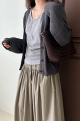 Slub Cardigan