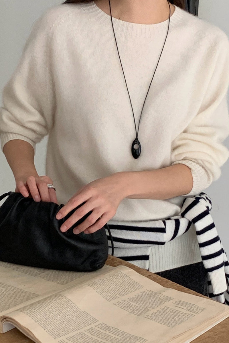 Hairy Wool-Cash Knit