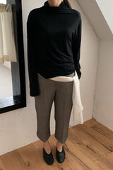 Tencel Turtleneck Tee