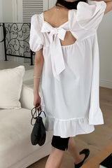 Tie Back Babydoll Dress