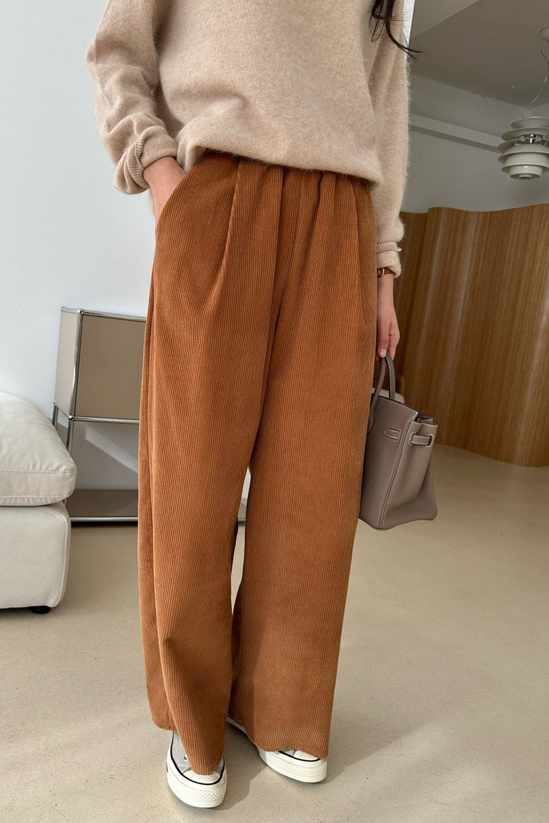 Soft Brushed Corduroy Pants