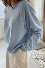 Linen Raglan Tee