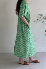 Leafy Yarn Dye Dress