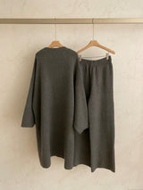 Overfit Cardigan Set