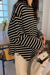 Warm Peach Stripe Tee