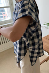 Big Gingham Blouse