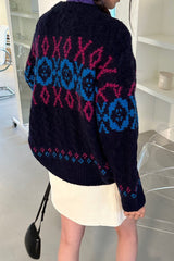 Jacquard Wool Sweater