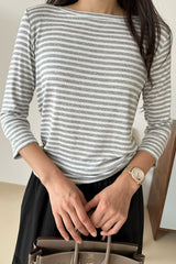 Stripe Lip Tee