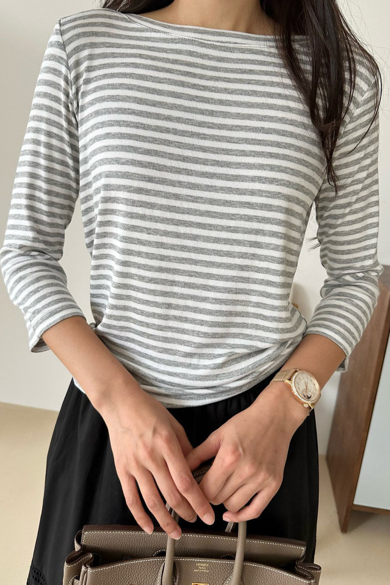 Stripe Lip Tee
