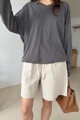 Pima V Neck Tee