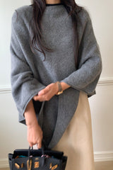 Elegant Knit Cape