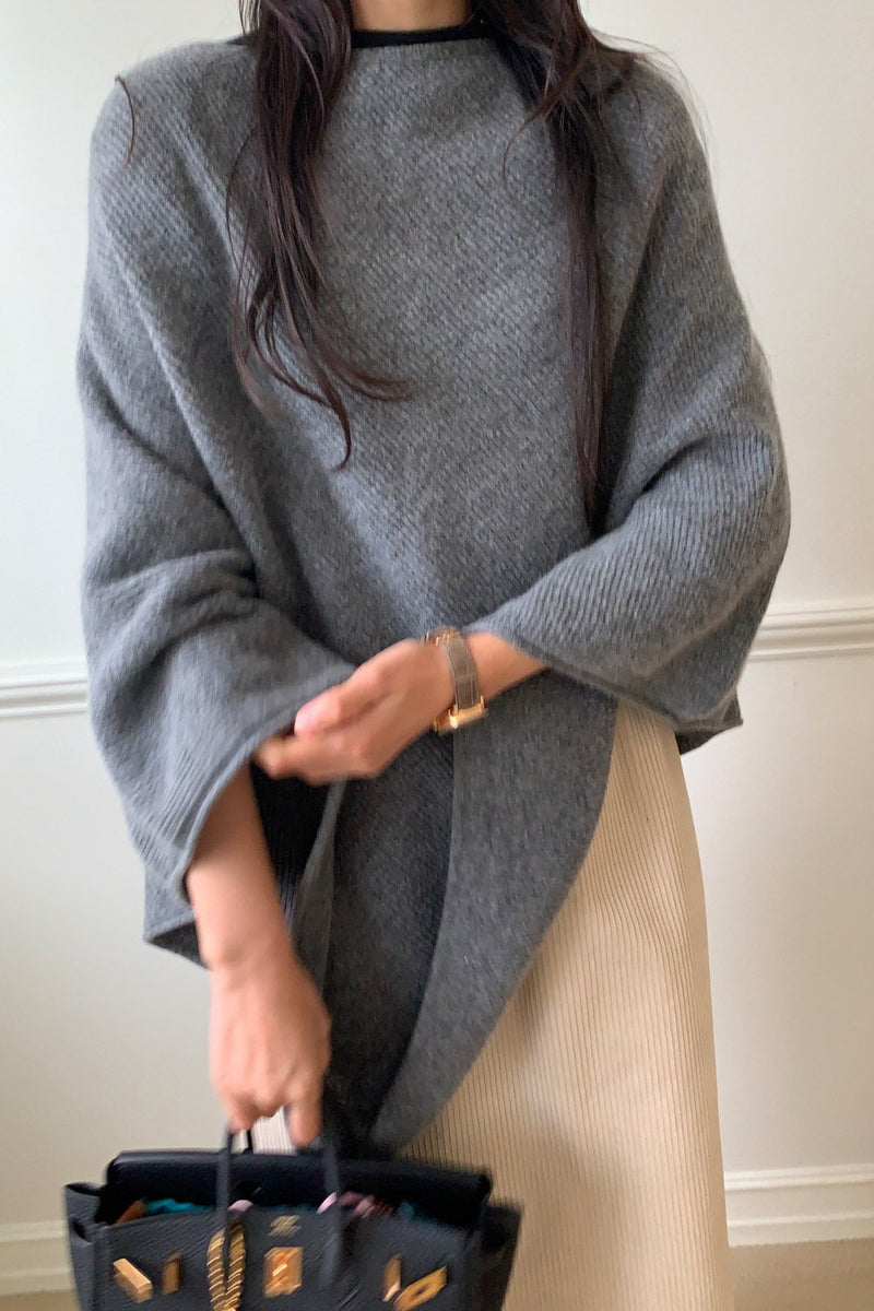 Elegant Knit Cape