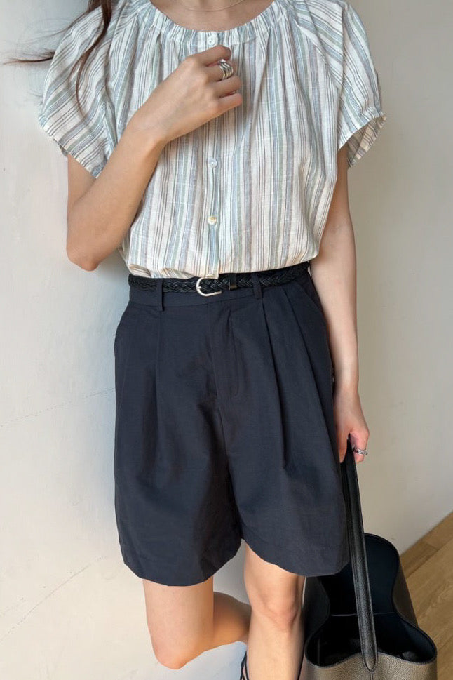 Braided Belt Shorts (Belt Included)