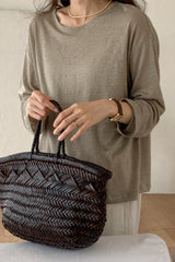Luxe Linen Sheer Tee