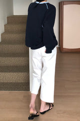 Contrast Stitch Sweatshirt