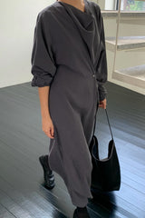 Modern Cowl Dress