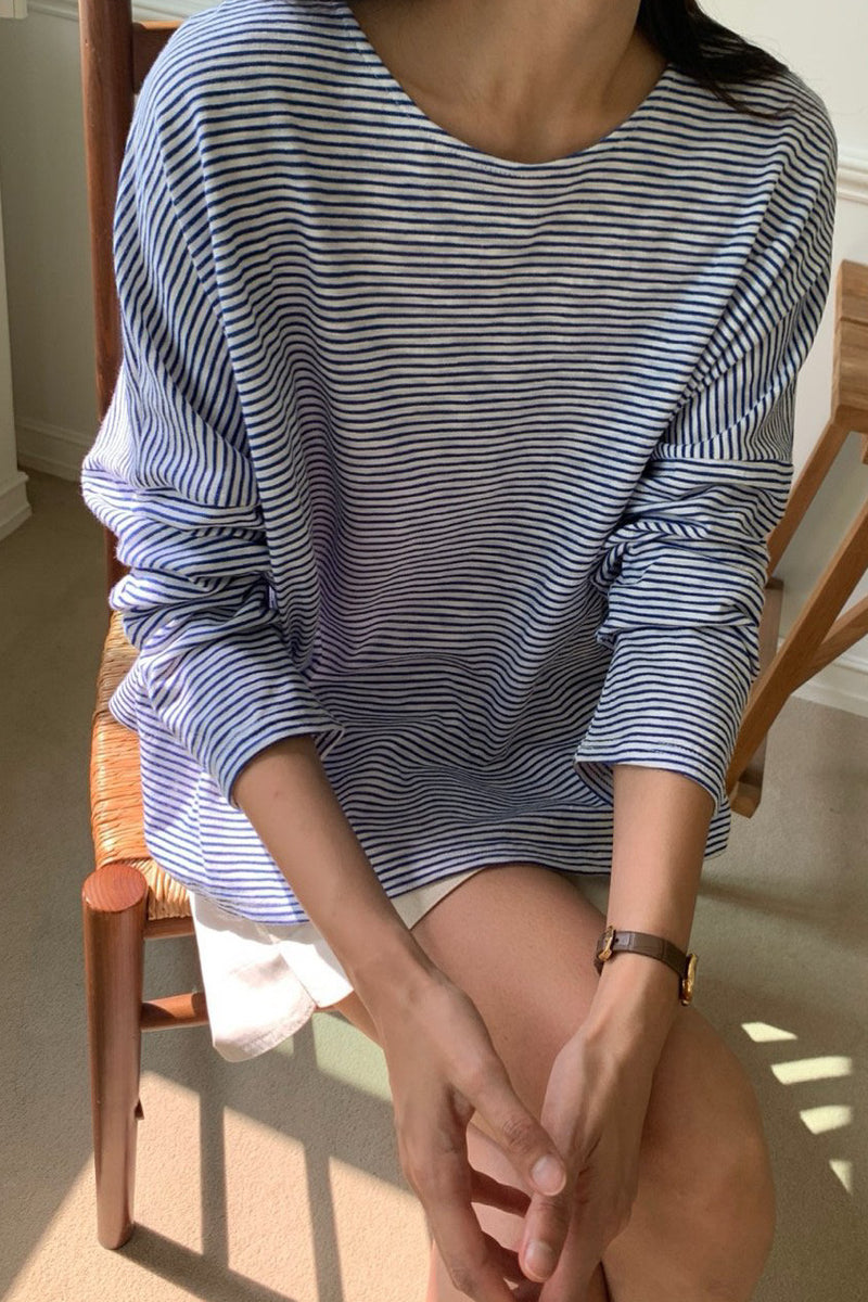 James Stripe Loose Tee