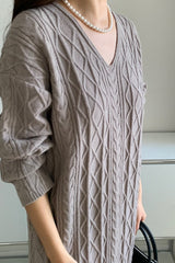 Cable Knit Dress