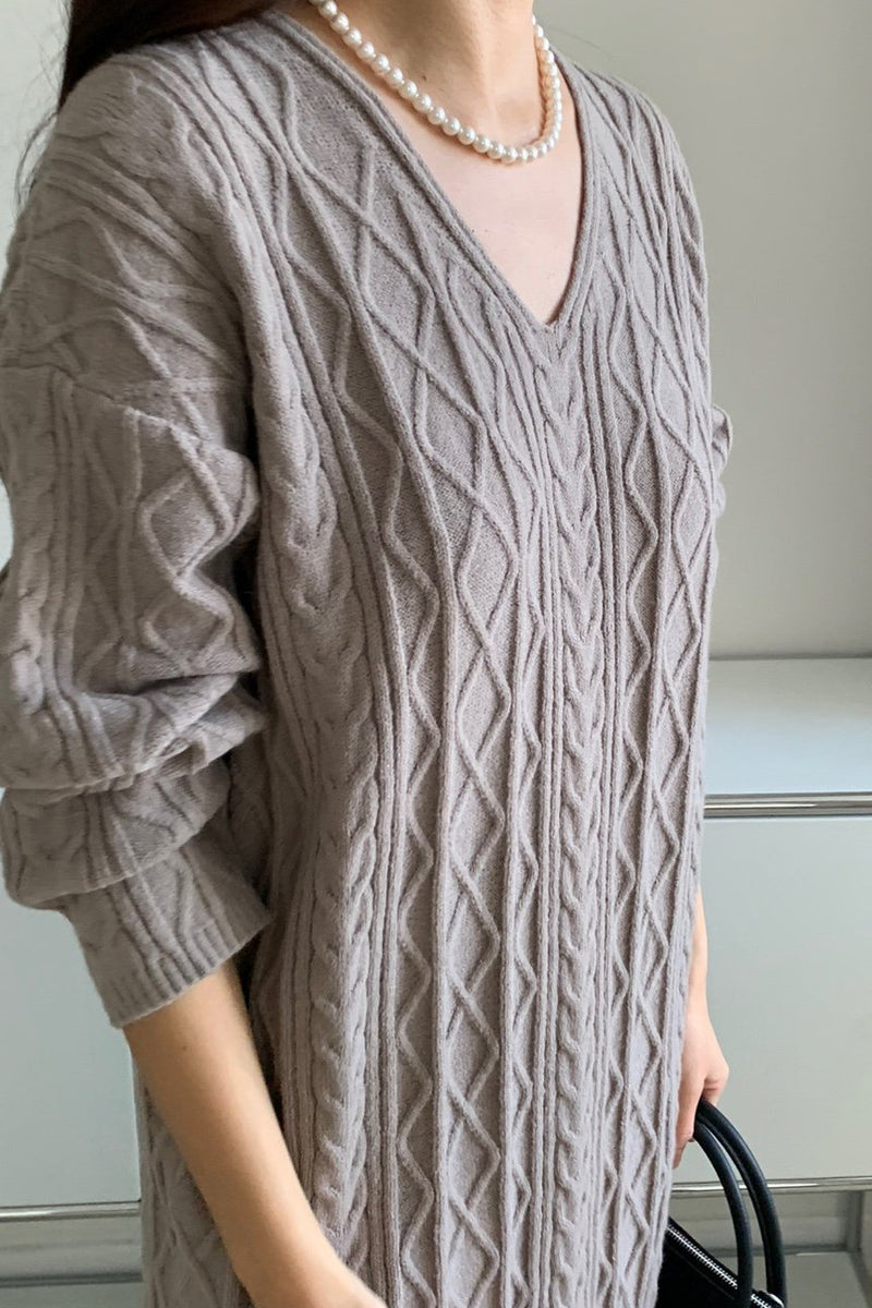 Cable Knit Dress