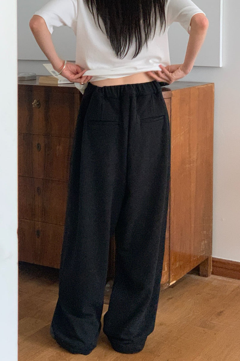 Warm Terry Wide Slacks