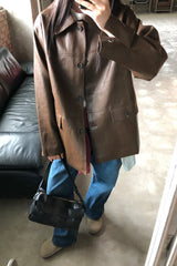 Leather Half Jacket
