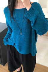 Pale Boatneck Knit