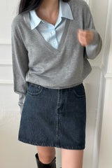 Mix Knit Shirt