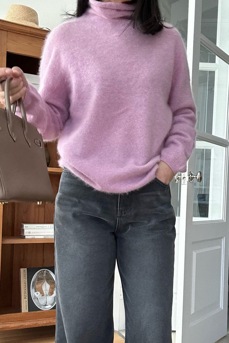 Whole Garment Turtleneck Sweater