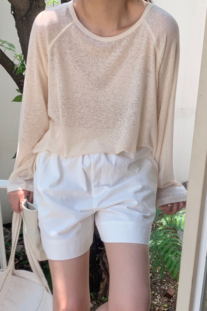 Linen Loose Tee