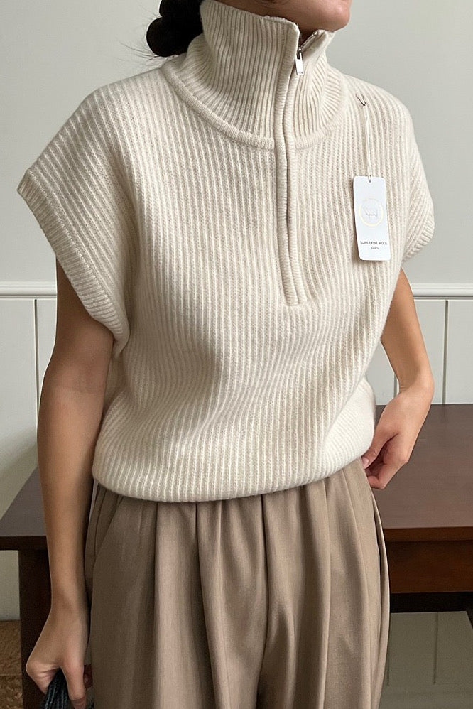 Wool Half Vest