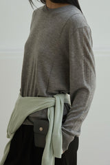 Soft Back Keyhole Knit